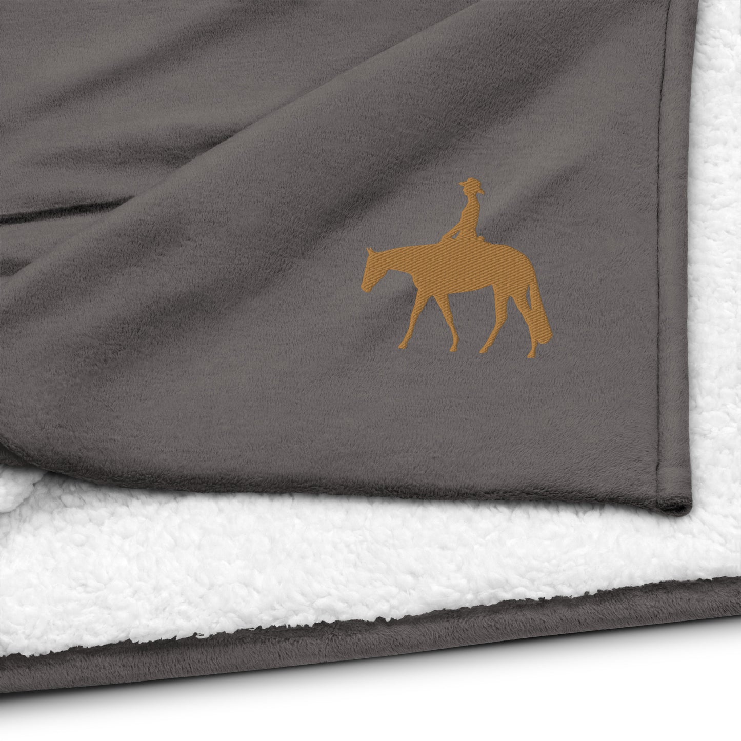 Premium sherpa blanket - Western Pleasure