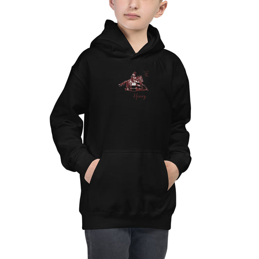 Barrel Racer - HAPPINESS Comes at Full Speed - Kids Hoodie