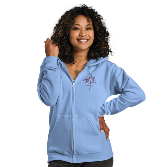 Customizable Barrel Racer Hoodie - Happiness comes at full speed!
