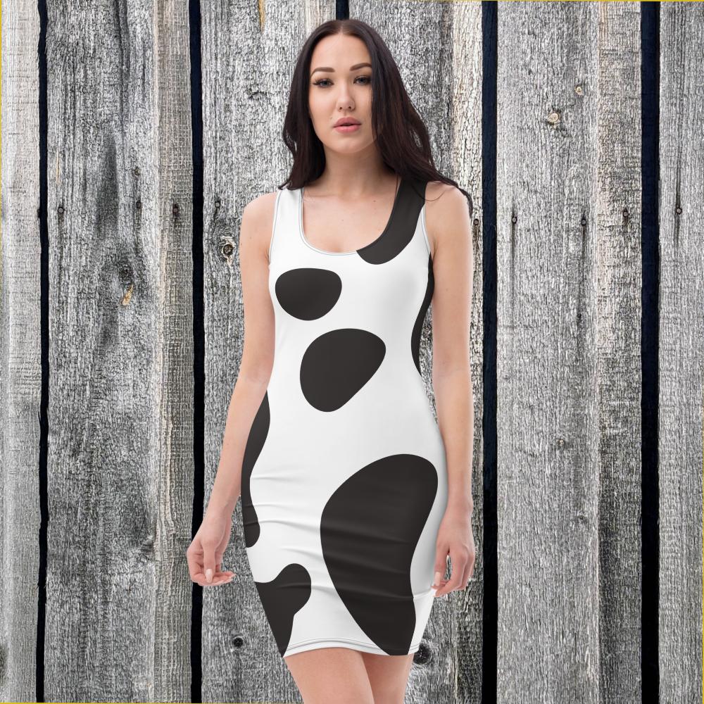 "Holstein" fitted dress